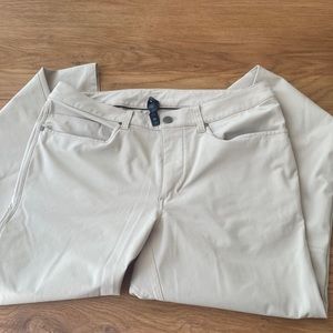 Lululemon Men’s ABC Slim-Fit 5 pocket pant 32” Warpstream Color Trench (khaki)